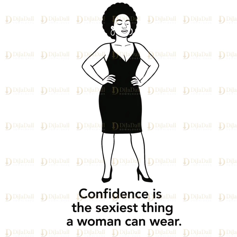 Confidence is sexy Digital Download